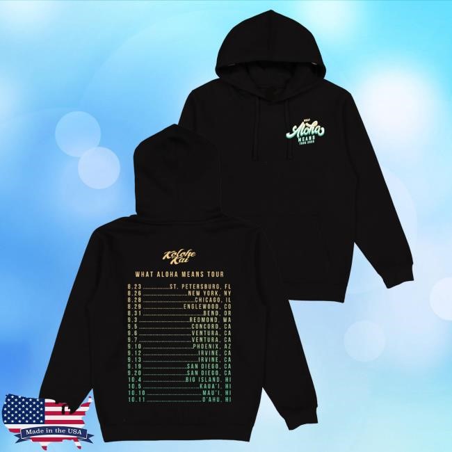Official Kolohe Kai What Aloha Means Tour Pullover Hoodie