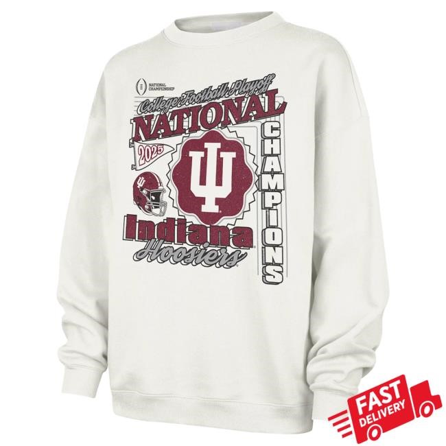 Indiana Hoosiers NCAA Football 47 Brand Ladies Champs Crewneck