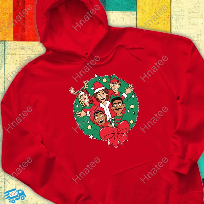 Wreath Christmas Crewneck Sweatshirt