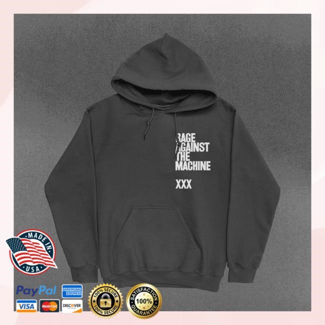Rage Merch Store RATM Debut XXX Sweatshirt Hooded Rage Against The Machine Bentley Clothing Shop Apparel