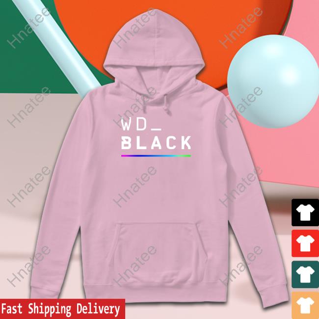 Official Wd_Black Color RGB Bar Shirt T-Shiirt