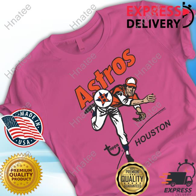 Houston Astros Homage x Topps Gold Tri-Blend T-Shirt