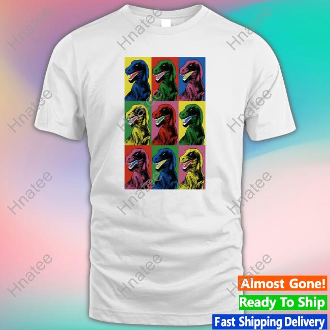 Official Steven Spielberg Dinosaur Pop Art Shirt