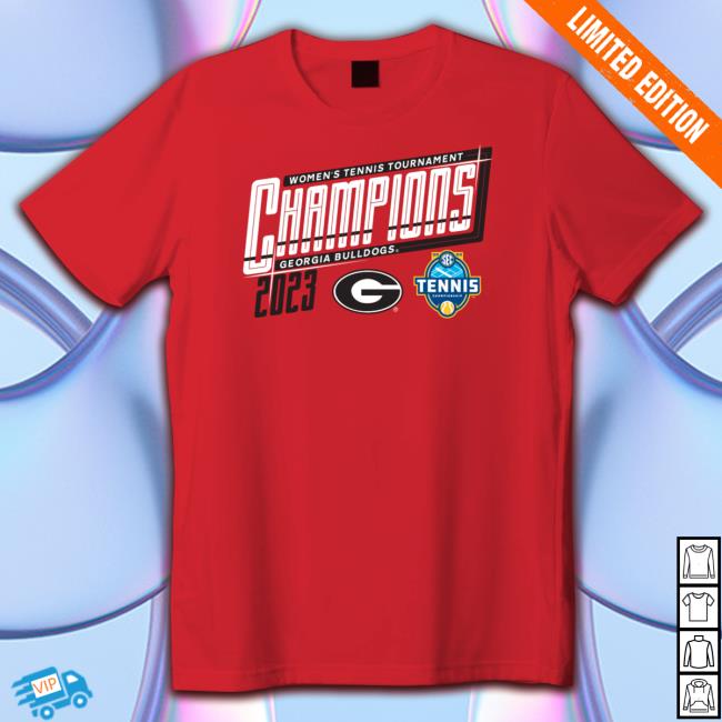 Georgia Bulldogs 2023 Sec Women's Tennis Champions Hoodie