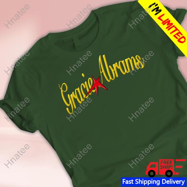 Official Gracie Abrams Green Star Hoodie