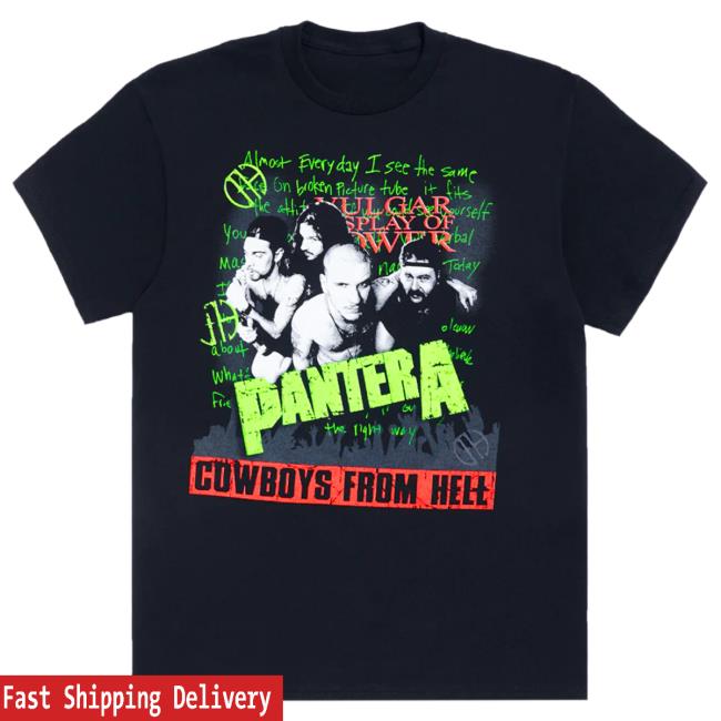Official Pantera Merch Store Pantera Vulgar Display Tee
