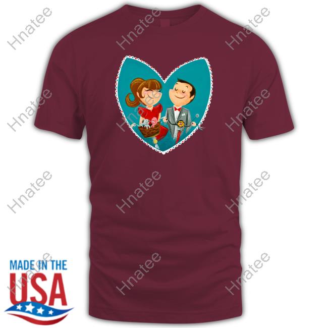 Official Pee Wee Herman Merchandise Valentines T Shirt