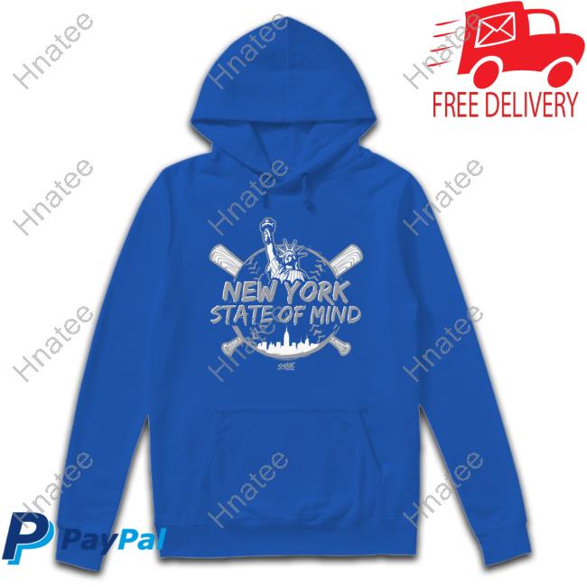 Official New York State of Mind New York Baseball Smack Tee Shirt