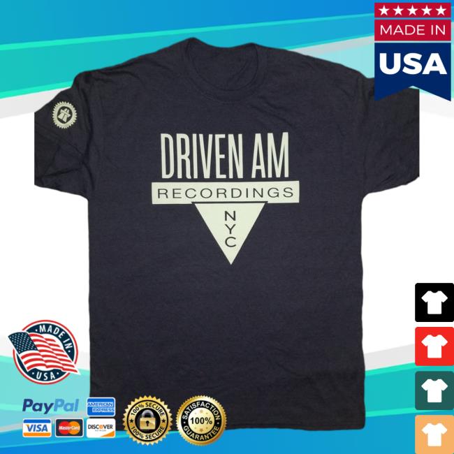 Official Driven Am Recordings Merch Blackberry Driven AM Recordings NYC Shirt