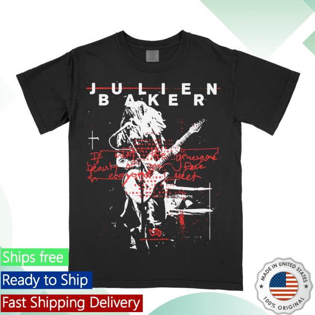 Official Julien Baker Live Flier Tee