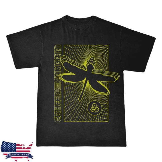 Official Coheed And Cambria Merch Dragonfly Popover Shirt