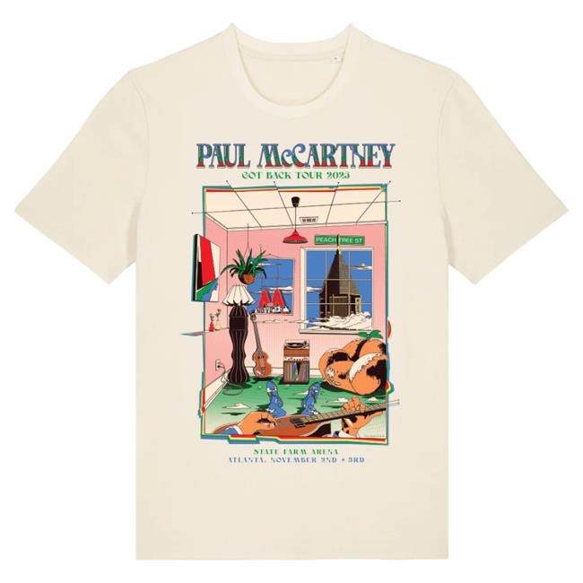 Official Paul Mccartney Merch Store Got Back 2025 Atlanta Event New Shirt