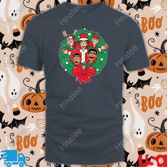 Baylenlevine Wreath Christmas Tee