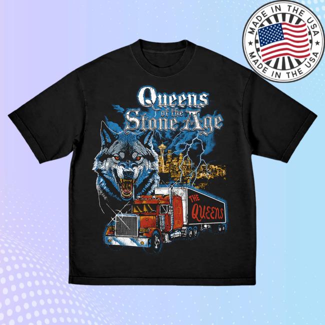 Official Qotsa Merch Store Queens Of The Stone Age Qotsa Classics: Truck Attractive Shirt Qotsa Apparel Shop