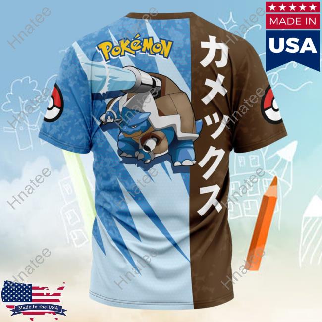 Official Anime Ape Clothing Blastoise Attack Pokemon Shirt 2023 Animeape Official Anime Ape Clothing Blastoise Attack Pokemon Tees Animeape