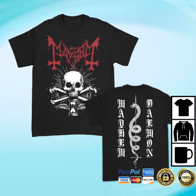 Official Mayhem Kings Road Store Shop Merch Mayhem Skull Snake T Shirt