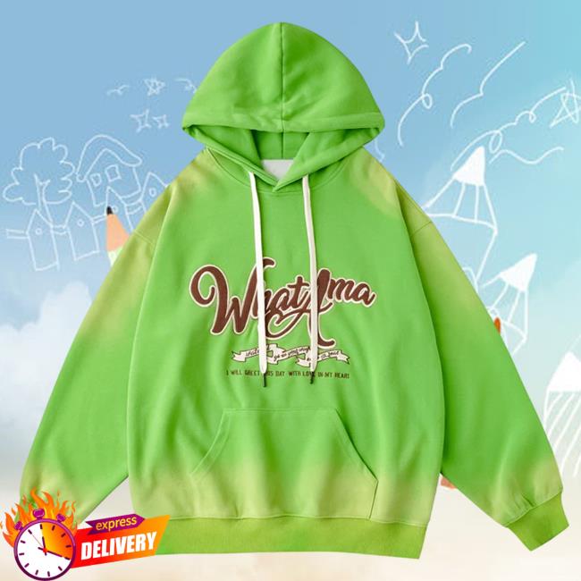 Official Lemandik Tie Dye Crew neck Sweatshirt Green Whatama