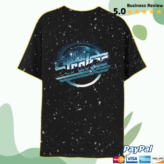 Official The Strokes Merch Store The Strokes Magna Splatter Paint Popover Shirt The Strokes Apparel TheStrokes