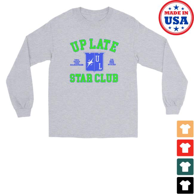 Official Up Late Star Club Tee