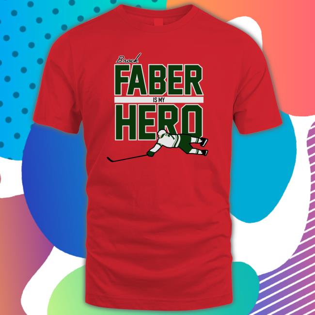 Official Brock Faber Is My Hero Shirt