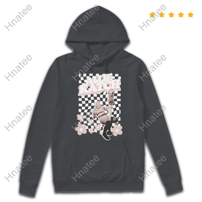 Allie Katch Groovy Check Tee Shirt