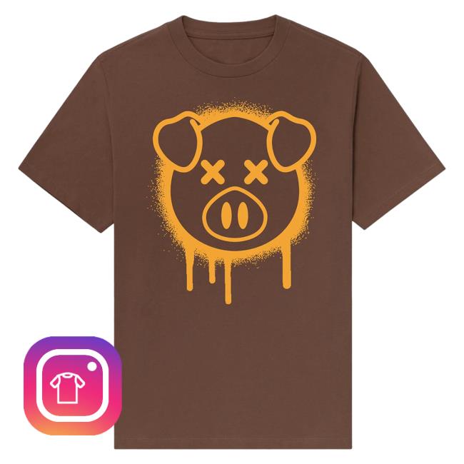 Official Shane Dawson Merch Store Shane Dawson Spray Paint Pig T Shirt ShaneDawson Shane Dawson Apparel Clothing Shop
