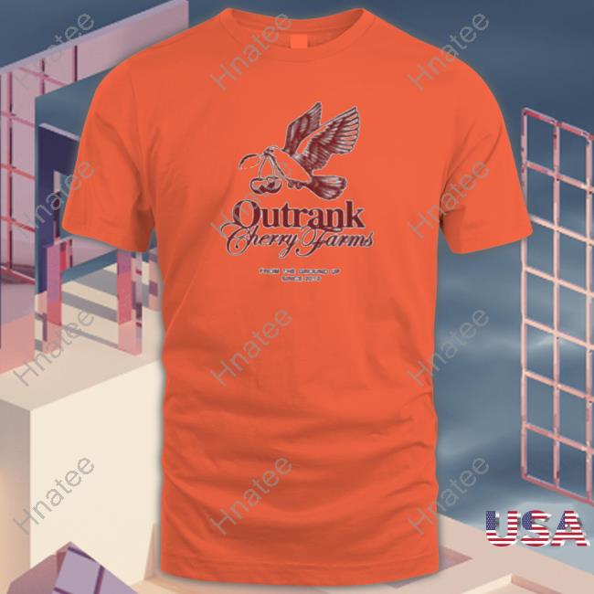 Official Cherry Farms Outrank from the ground up since 2010 Hooded Sweatshirt