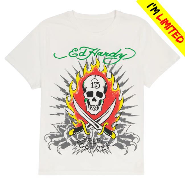 Official Ed Hardy Merch Store Flame Skull Hot Shirt EdHardy Apparel Clothing Shop