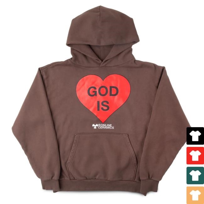 Official Online Ceramics God Is Love Hoody