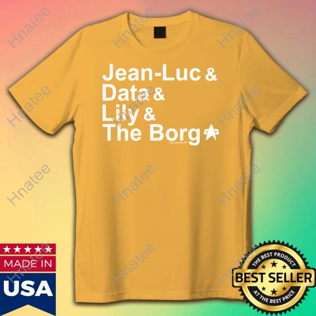 Jean Luc Data Lily The Borg New Shirt Jean Luc Data Lily The Borg Shirt Red