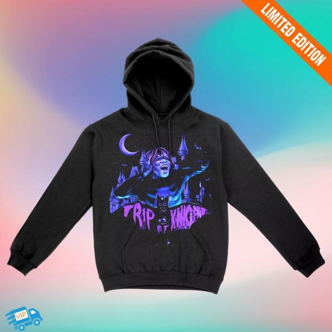 Official MerchBar Trippie Redd Bat Scream Popover Hoodie Merch Bar