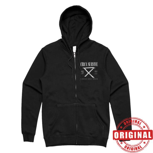 Circa Survive ADAL A Dream About Love Psychic Readings Zip Up Hoodie Black Circasurvive