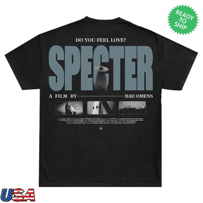 Official Bad Omens Shop Specter Film Shirt BadOmens