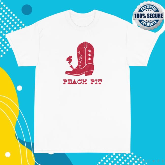 Peach Pit Merch Store Boot Bong T Shirt