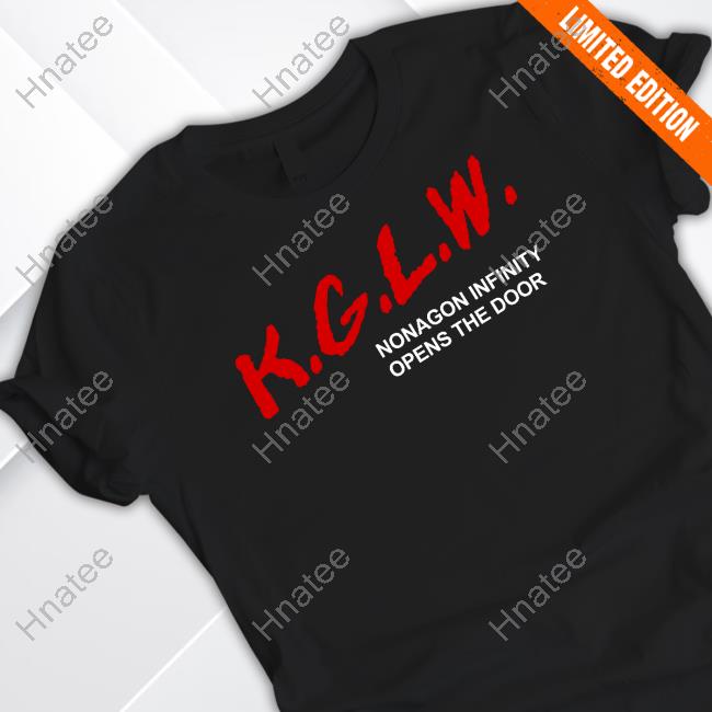 Official Astroturf Improvement Project Merch Just Say No KGLW Nonagon Infinity Opens The Door Tee