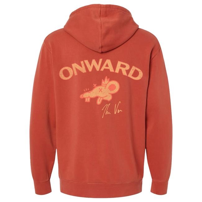 Official Theo Von Merch Store Onward Pigment Amber Attractive Hoodie