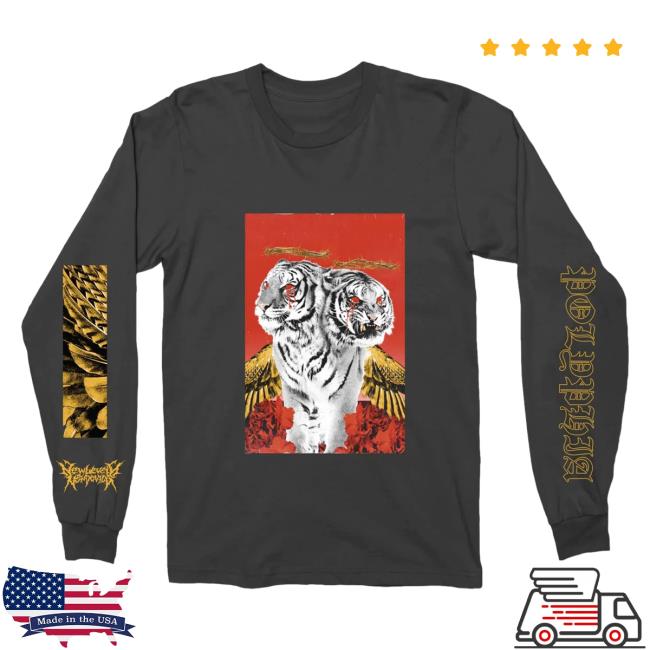 Official MerchBar Polyphia "Black Tiger" Long Sleeve Tshirt Merch Bar