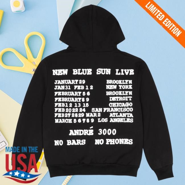 Official Andre 3000 Merch Cactus Live In Person Pullover Sweatshirt