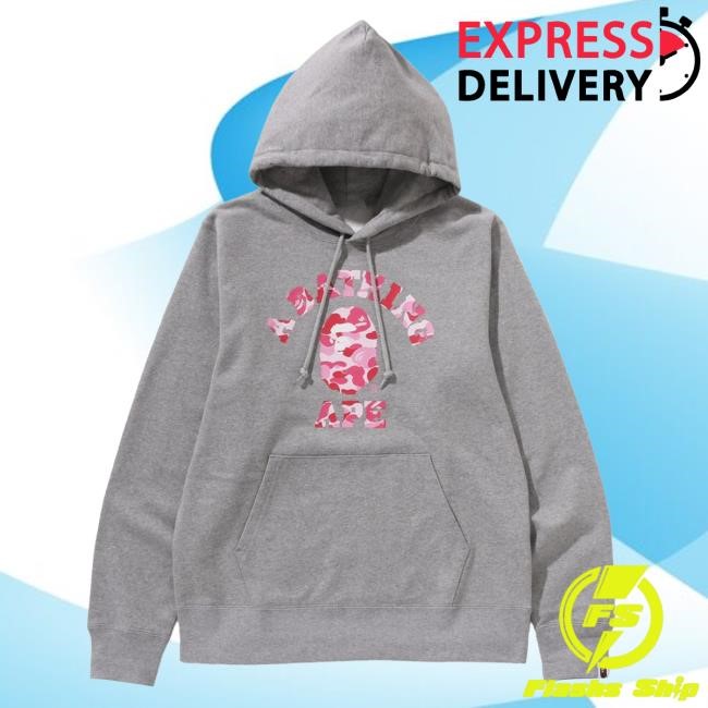 Bape Abc Camo College Pullover Hoodie Sweatshirt