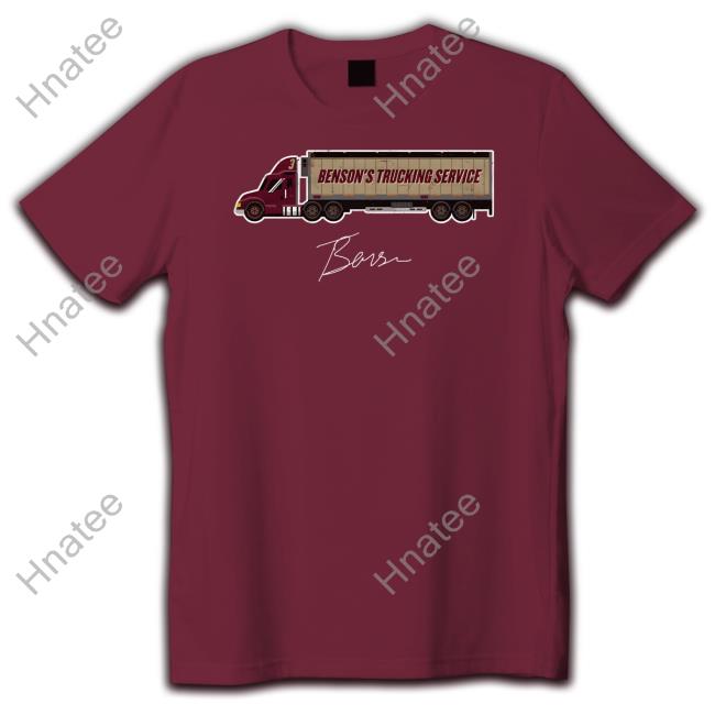 Trey Benson Merch Benson's Trucking Service Tank Treybenson3