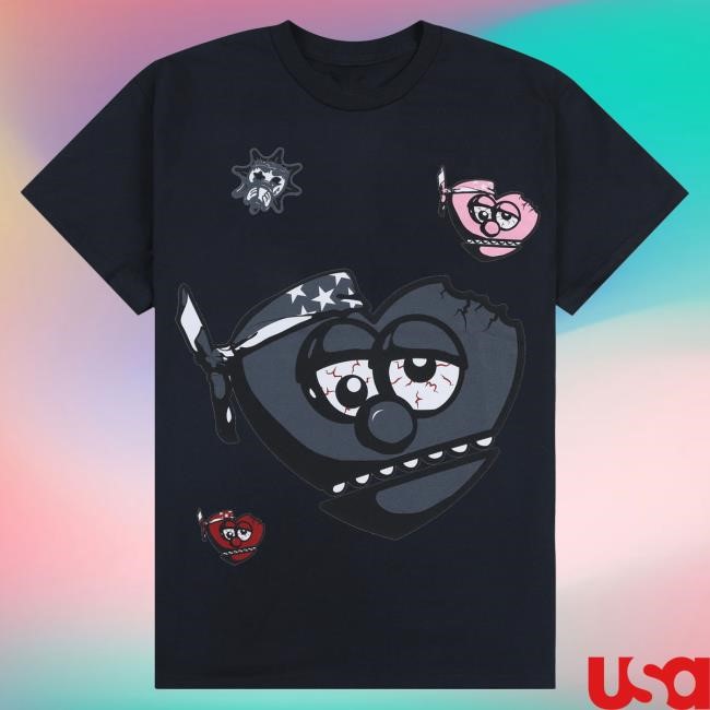 Official Glo Gang Merch Store Glo Gang Falling Thots Attractive Shirt (Black) GloGang
