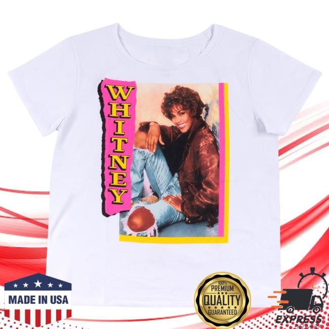 Official Whitney Houston Clothing Whitney Houston Bold Whitney Womens Top Shirt