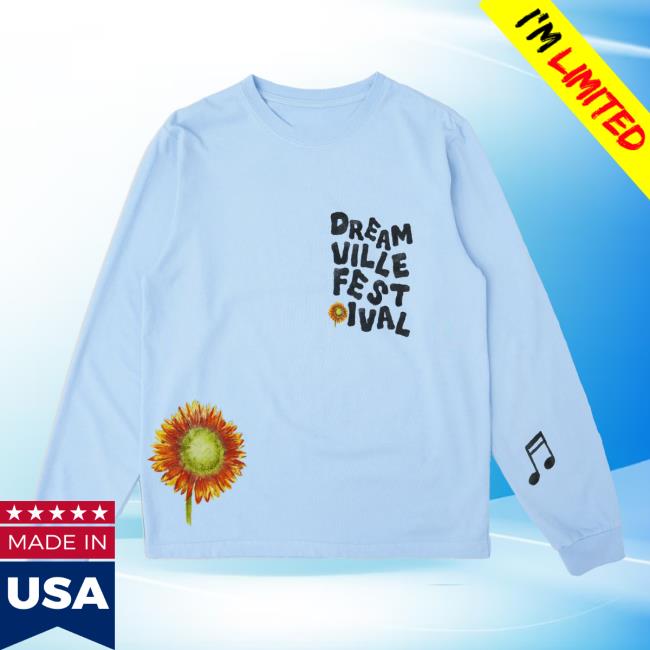 Official Dreamville Music Festival 2023 Merch Dv Fest Shirts Blue Magnolia Dreamville Records