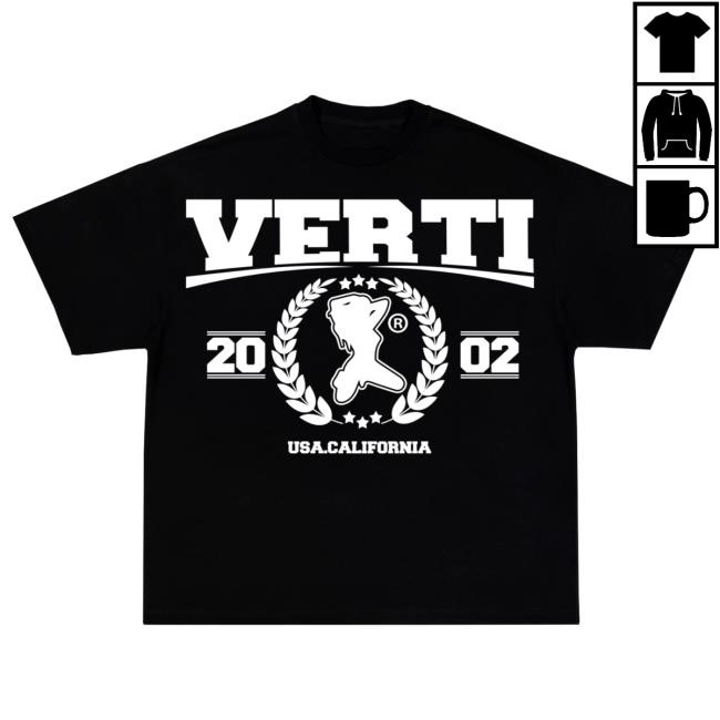 Verti 2002 Usa Califonia T Shirt