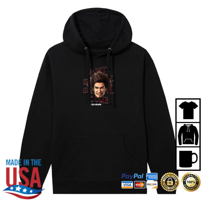 Yakuzafan ASSC x Like a Dragon Hoodie Ichiban Black