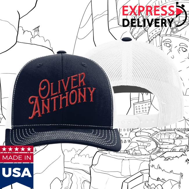 Official Oliver Anthony Merch Store Shop Logo Trucker Cap
