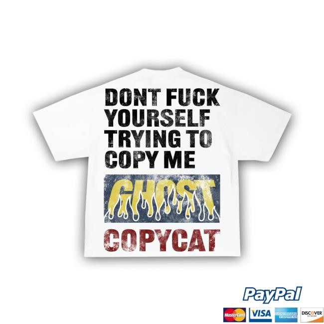 Official Ghost Racing Clothing Copy Cat T Shirt - White