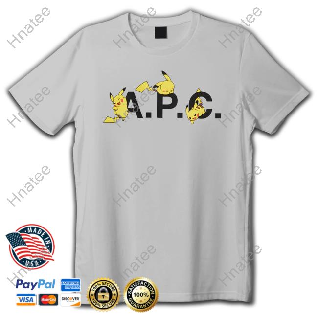 Official Pokemon Center Merch Pokémon × A.P.C. Pikachu Shirt