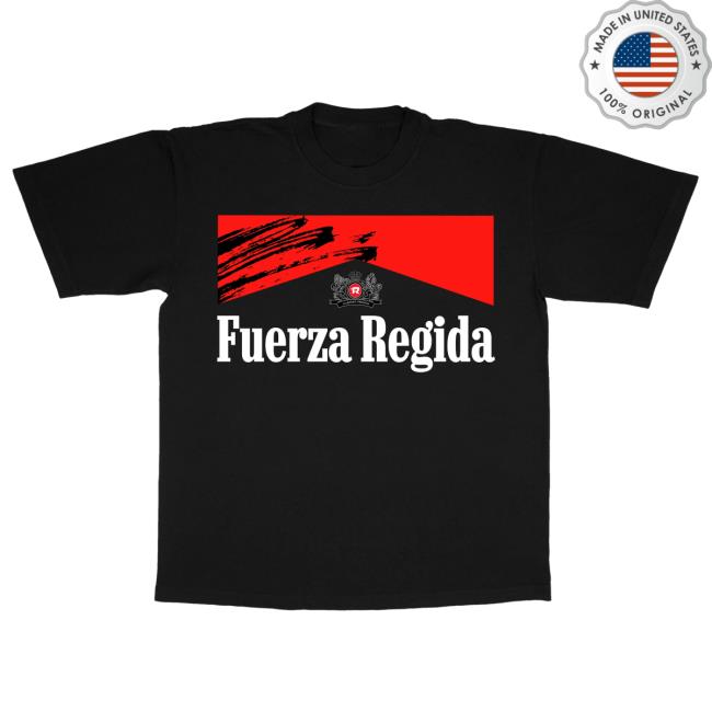 Official Fuerza Regida Shop Merch Caution - Black New Shirt