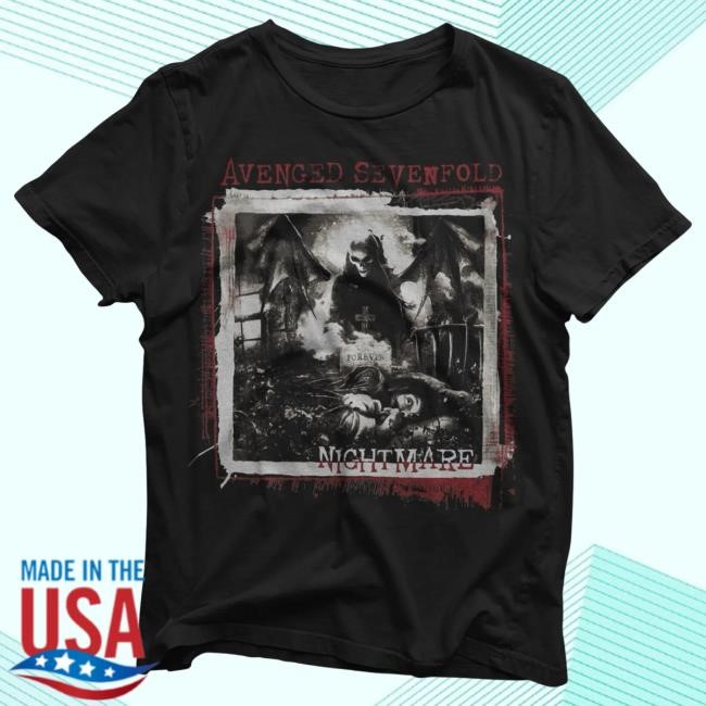 Official Avenged Sevenfold Nightmare - Tracklist Shirt (Nightmare 15th Anniversary) A7X World